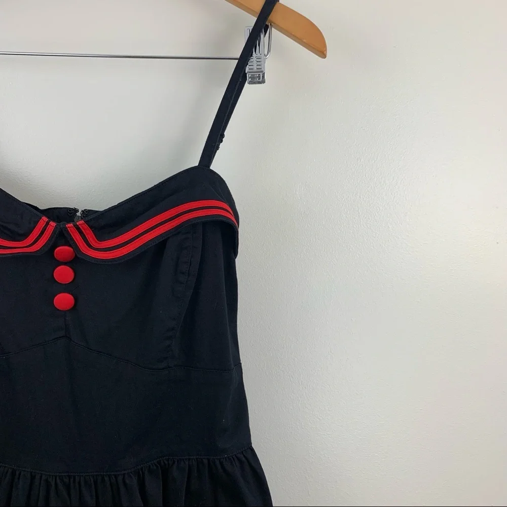 Hell Bunny Vixen Jester Sailor Pin Up Dress - Picture 2 of 10